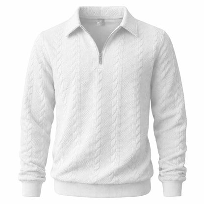 Men's Quarter-Zip Pullover Sweater