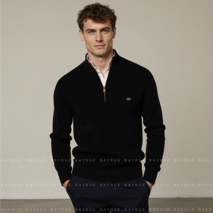 Men's Quarter Zip Pullover Sweater