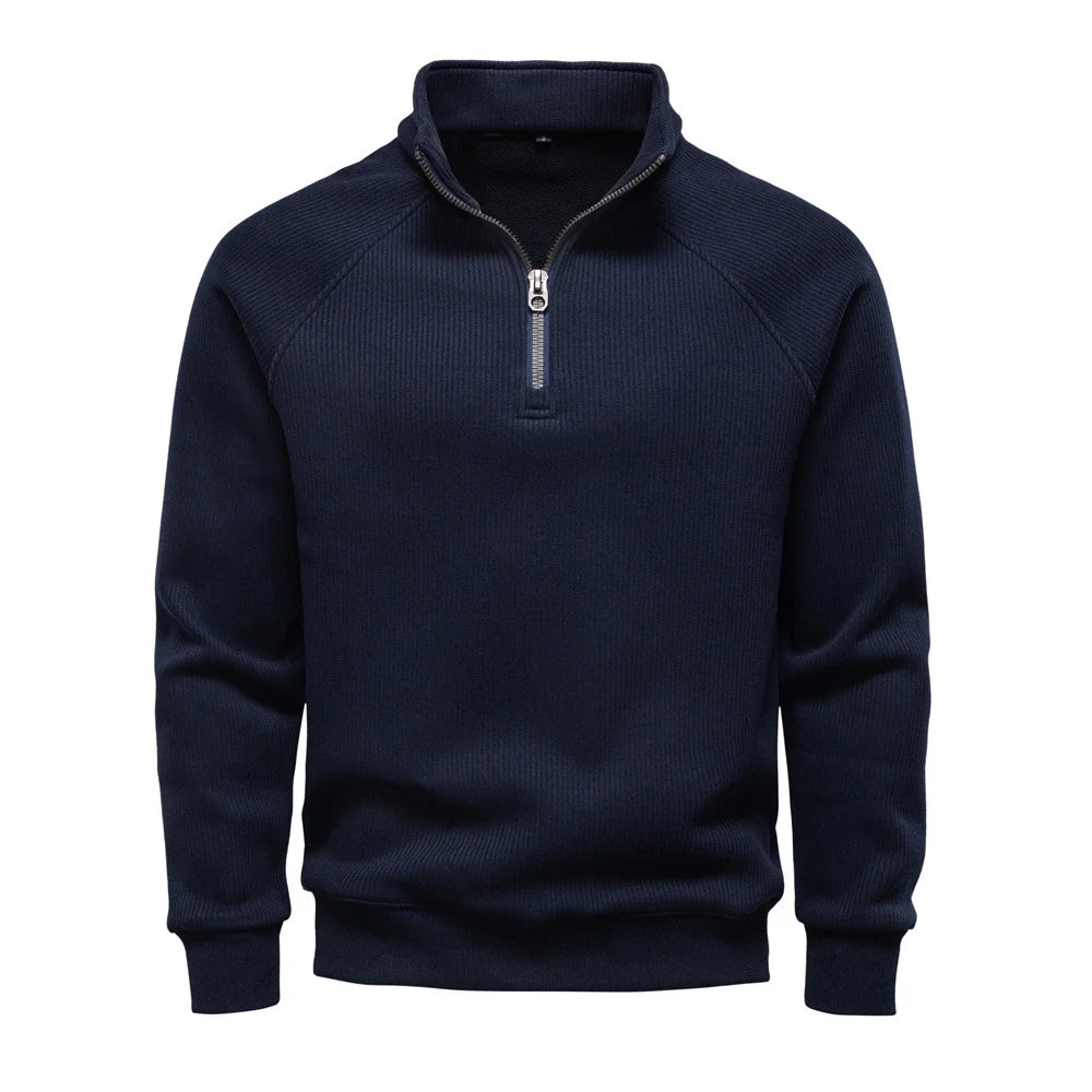 Men's Quarter-Zip Pullover Sweater
