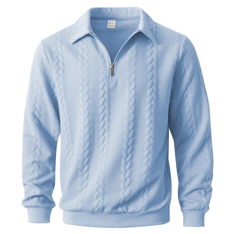 Men's Quarter-Zip Pullover Sweater