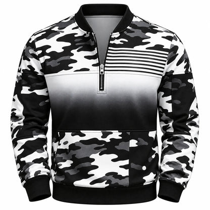 Men's Quarter-Zip Pullover Sweatshirt