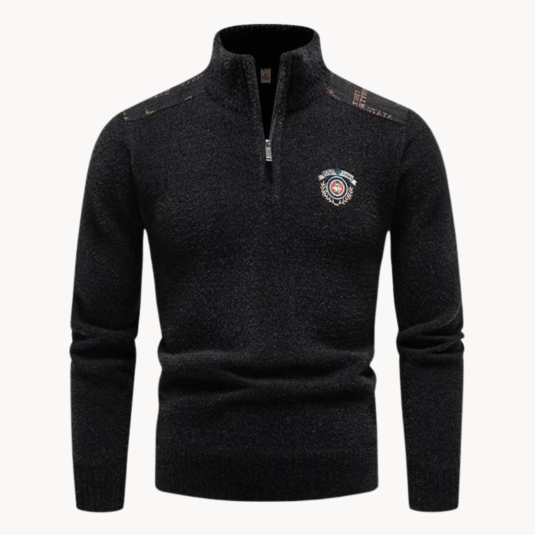 Men's Quarter Zip Sweater