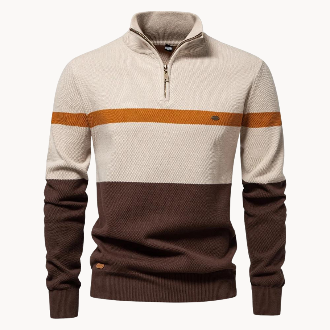 Men's Quarter Zip Sweater
