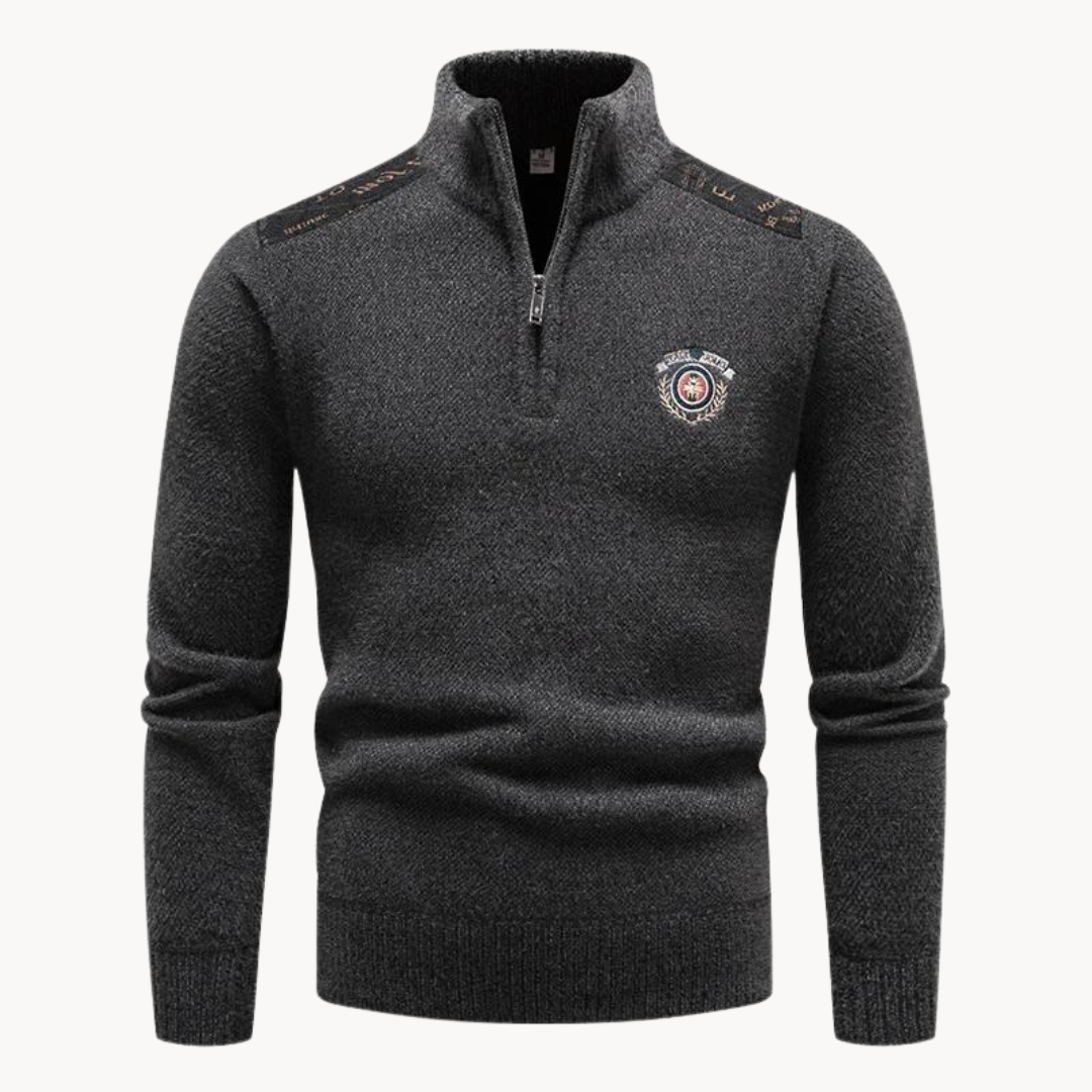 Men's Quarter Zip Sweater