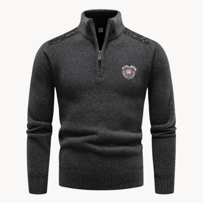 Men's Quarter Zip Sweater
