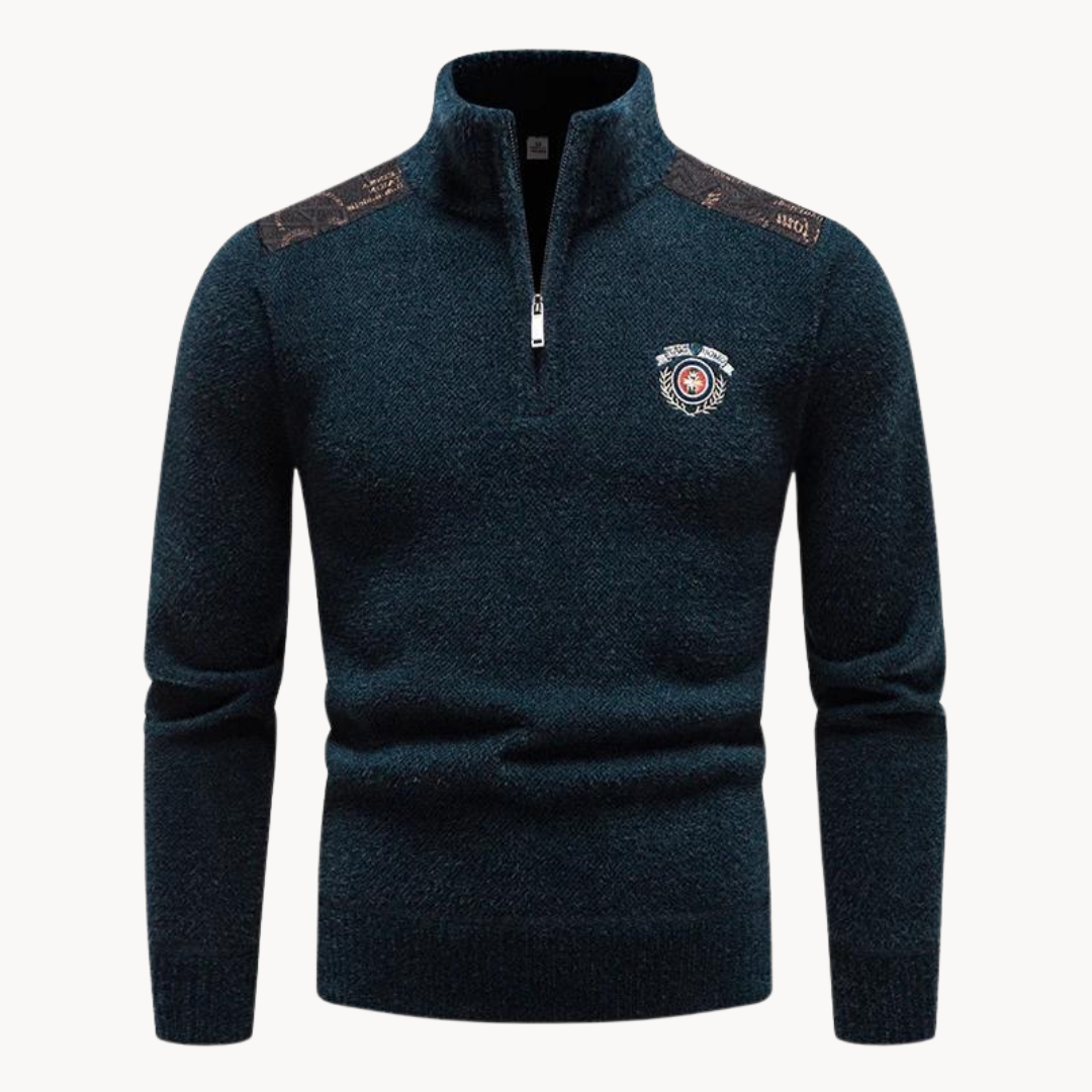 Men's Quarter Zip Sweater