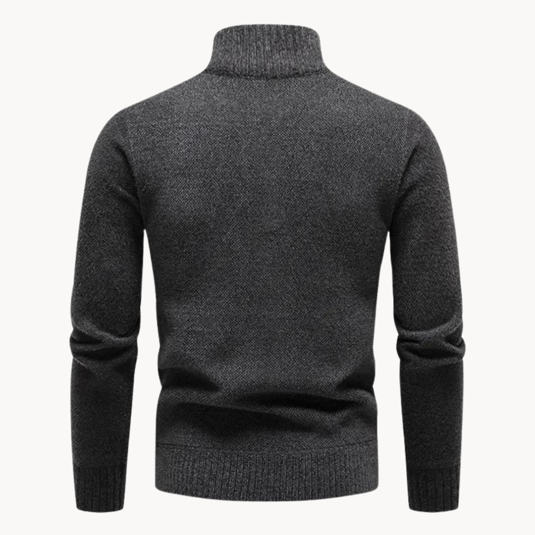 Men's Quarter Zip Sweater