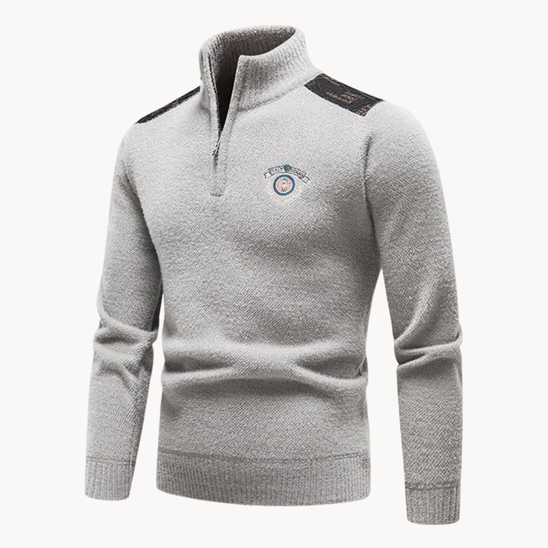 Men's Quarter Zip Sweater