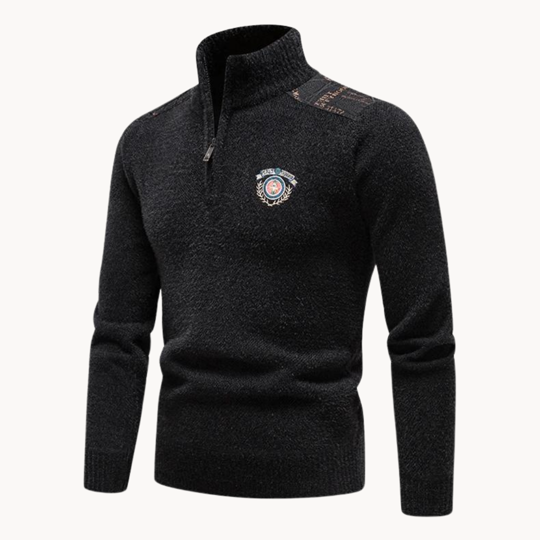 Men's Quarter Zip Sweater