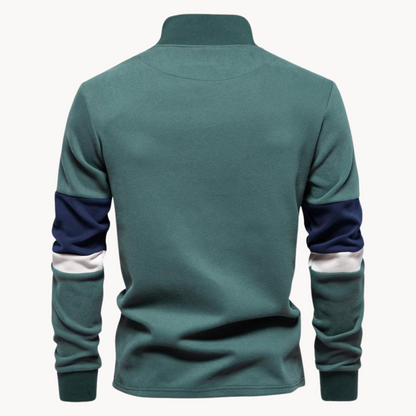 Men's Quarter-Zip Sweater Pullover