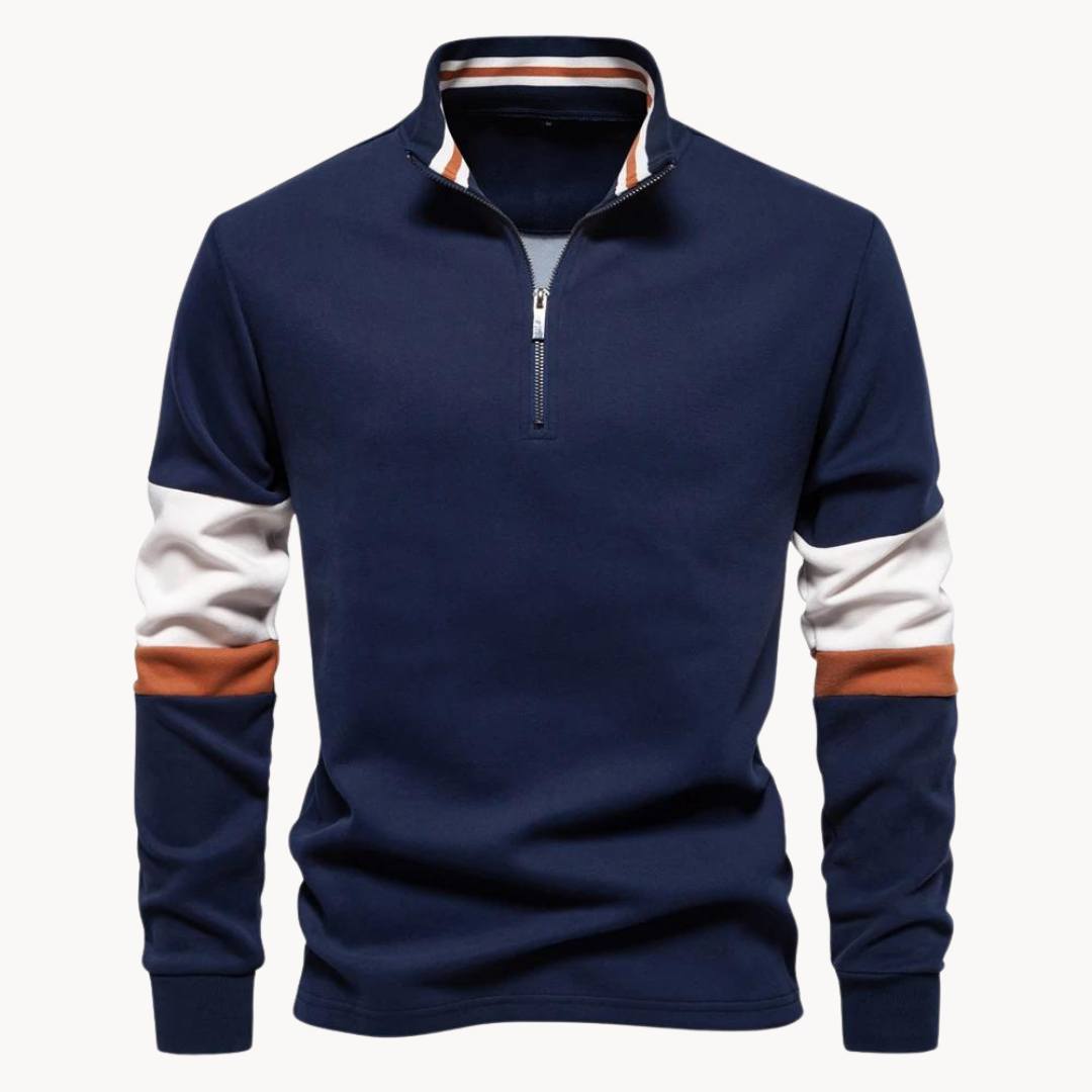 Men's Quarter-Zip Sweater Pullover