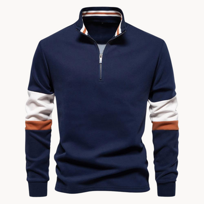 Men's Quarter-Zip Sweater Pullover