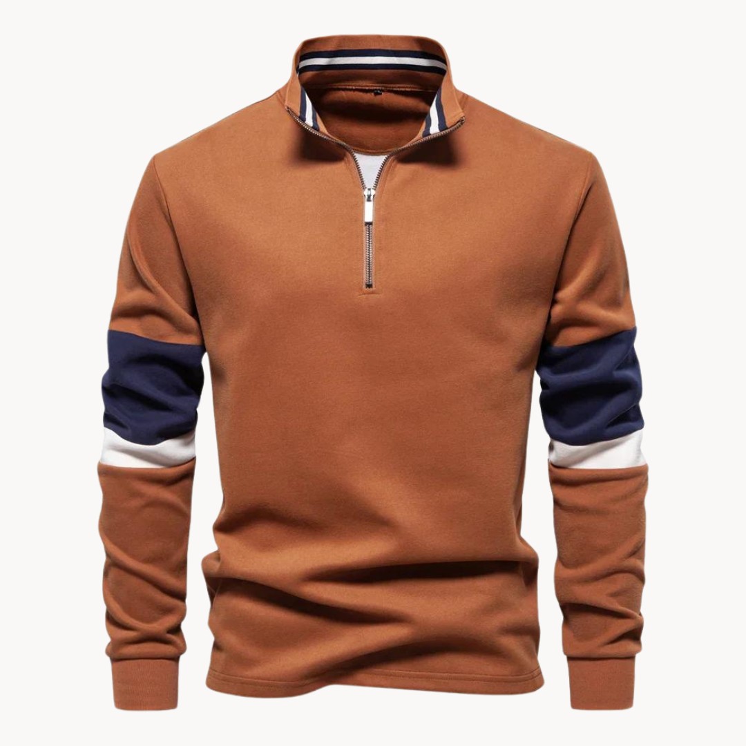 Men's Quarter-Zip Sweater Pullover