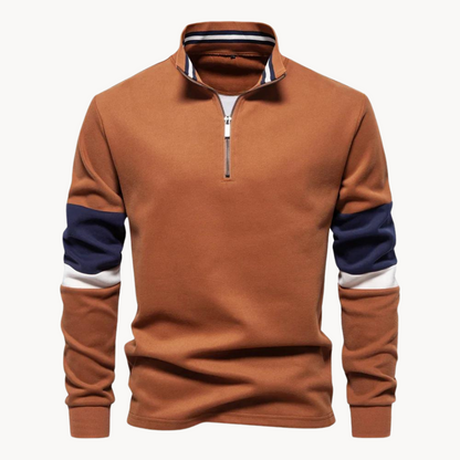 Men's Quarter-Zip Sweater Pullover