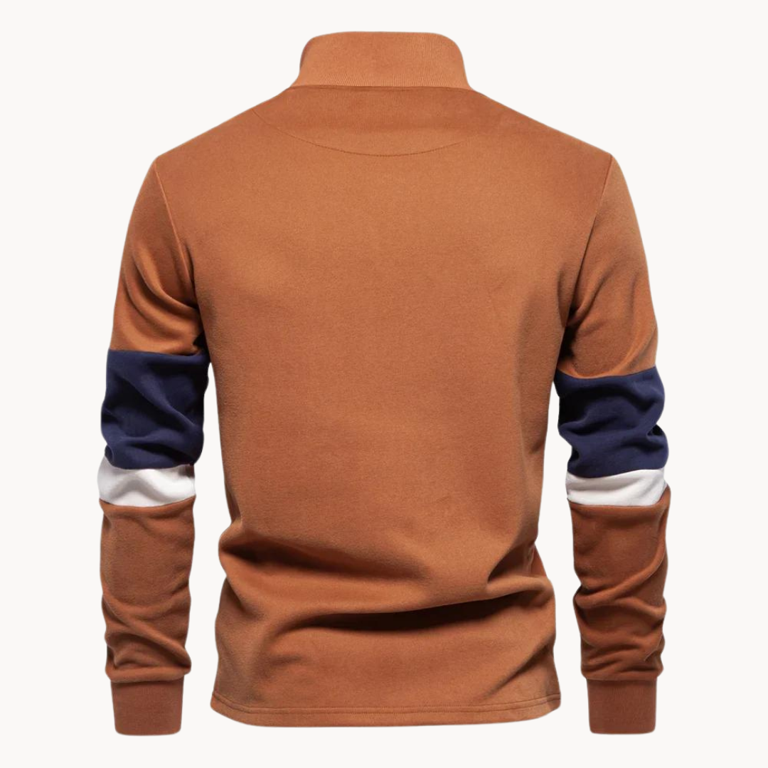Men's Quarter-Zip Sweater Pullover