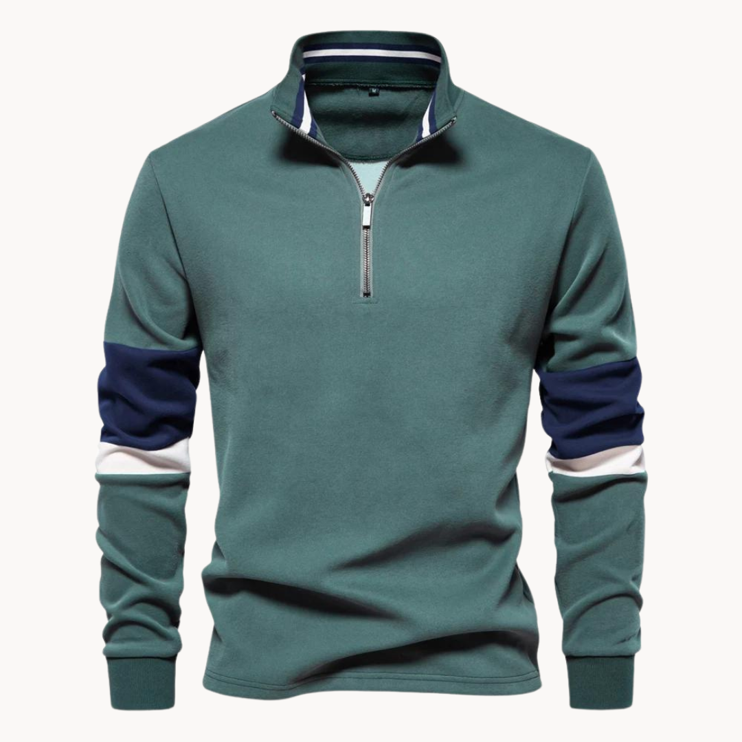 Men's Quarter-Zip Sweater Pullover