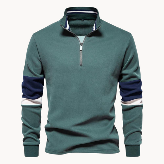 Men's Quarter-Zip Sweater Pullover