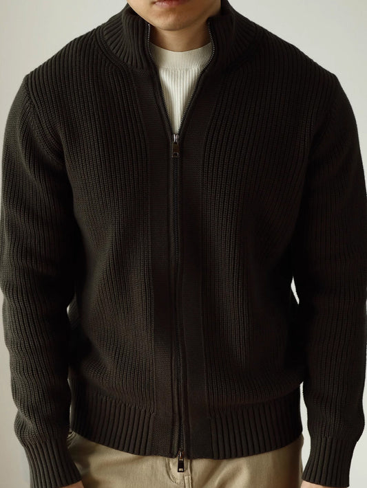 Men's Quarter Zip Sweater for Stylish Warmth