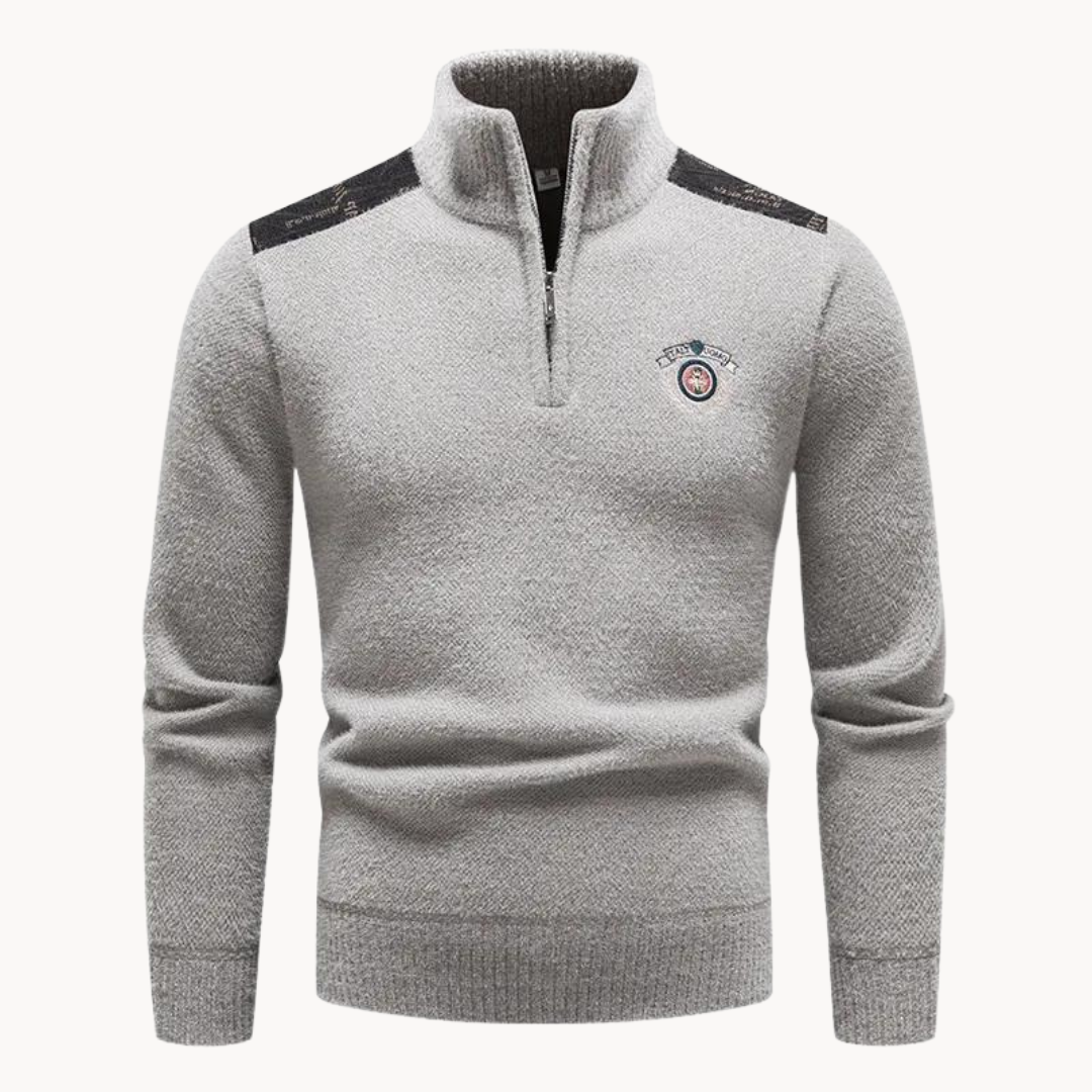 Men's Quarter Zip Sweater
