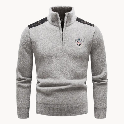 Men's Quarter Zip Sweater