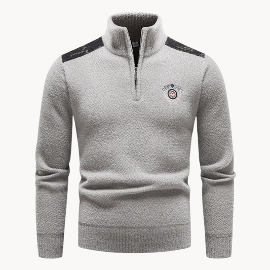 Men's Quarter Zip Sweater