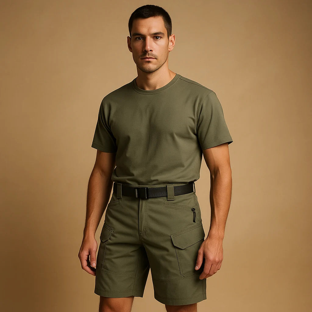 Men's Quick-Dry Cargo Pants with Multiple Pockets