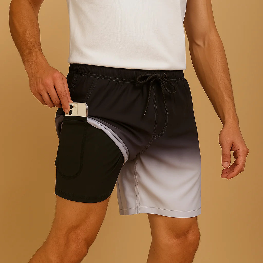 Men's Quick-Dry Swim Shorts - Lightweight Swim Trunks