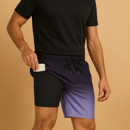 Men's Quick-Dry Swim Shorts - Lightweight Swim Trunks