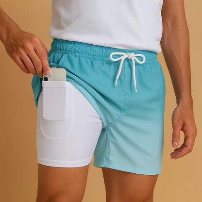 Men's Quick-Dry Swim Shorts - Lightweight Swim Trunks