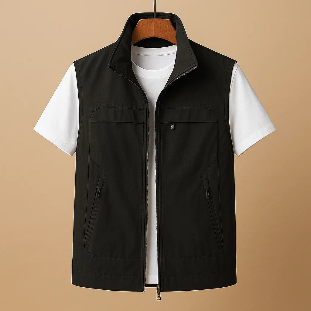 Men's Quick-Drying Short-Sleeve Outdoor Cardigan