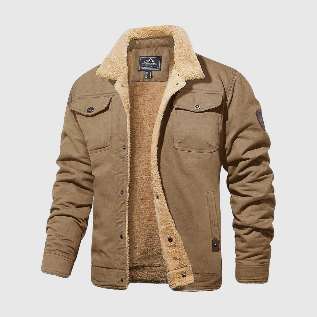 Men's Quilted Bomber Jacket