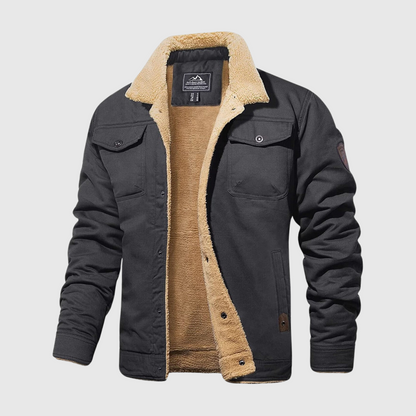 Men's Quilted Bomber Jacket