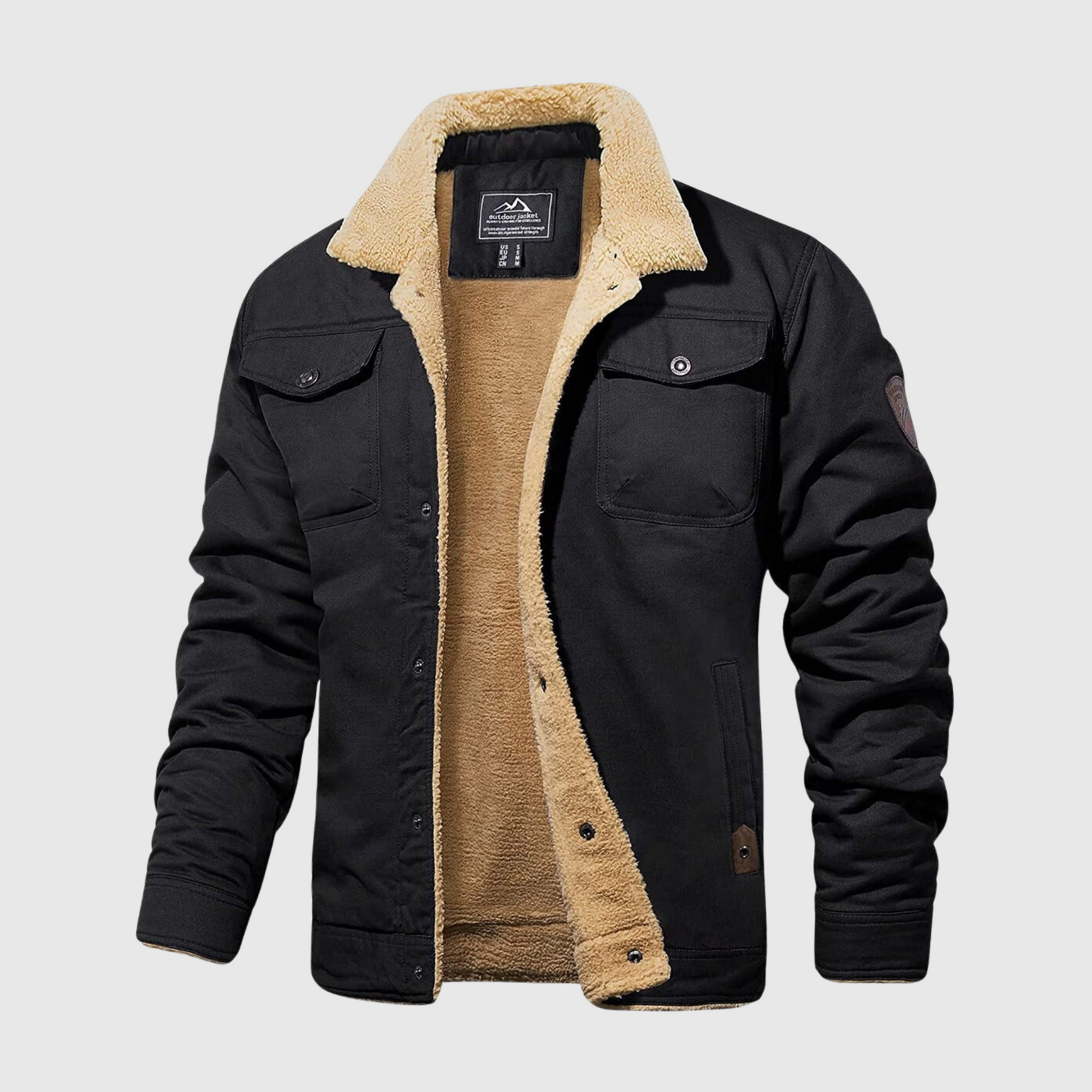 Men's Quilted Bomber Jacket