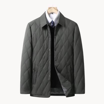 Men's Quilted Business Coat