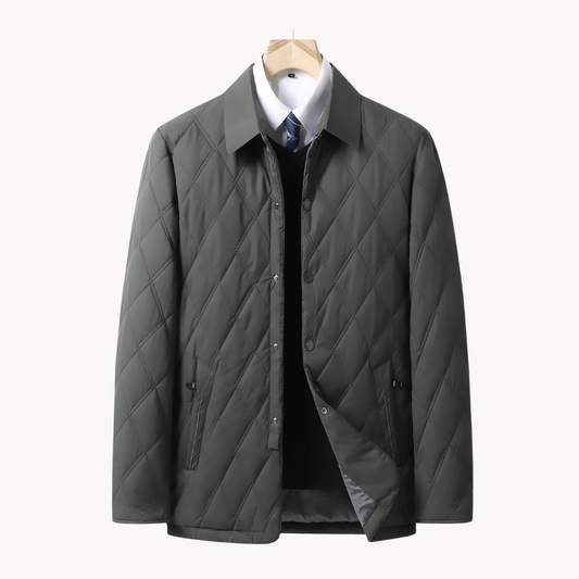 Men's Quilted Business Coat
