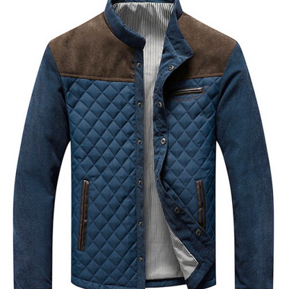 Men's Quilted Casual Jacket for Everyday Versatility
