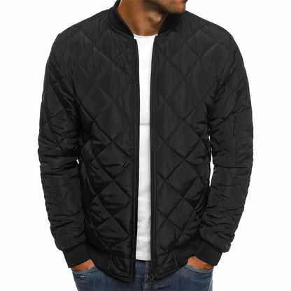 Men's Quilted Jacket for Autumn