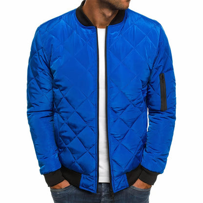 Men's Quilted Jacket for Autumn