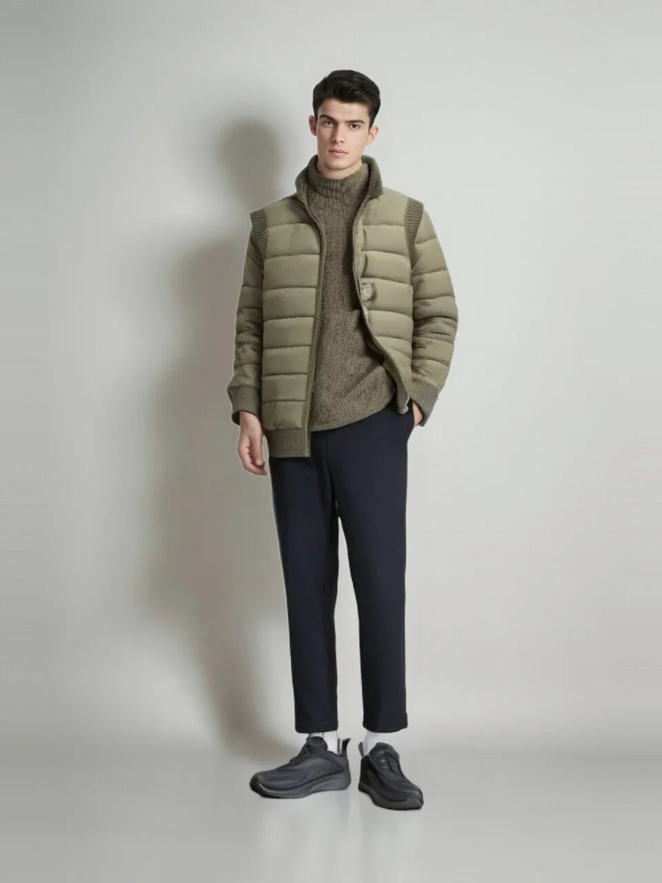 Men's Quilted Sleeveless Winter Vest