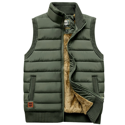 Men's Quilted Sleeveless Winter Vest