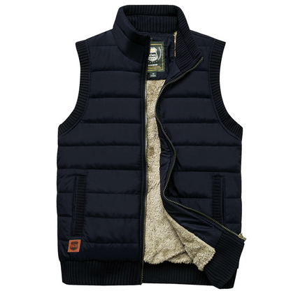 Men's Quilted Sleeveless Winter Vest