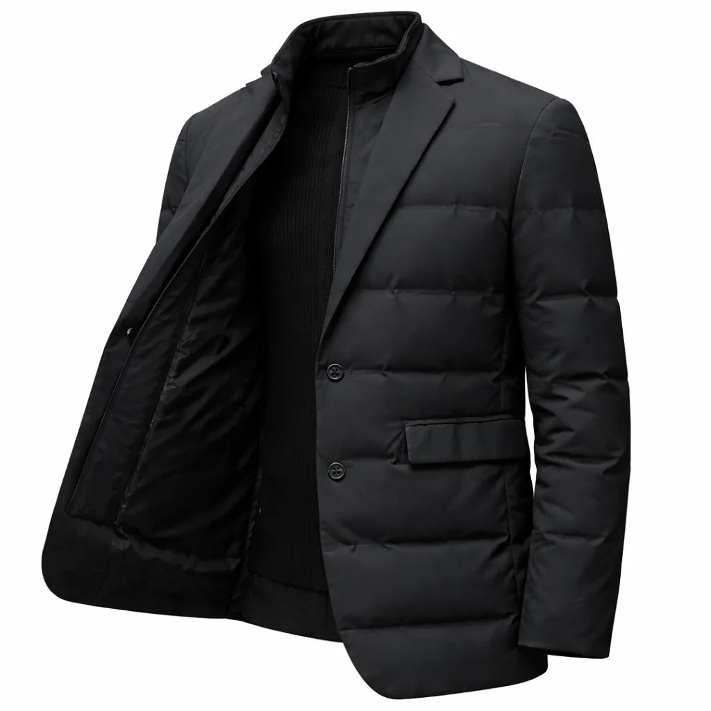 Men's Quilted Slim-Fit Jacket