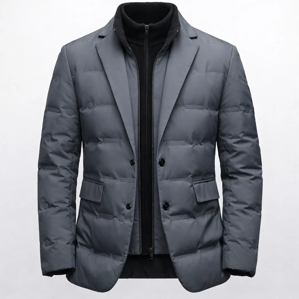 Men's Quilted Slim-Fit Jacket