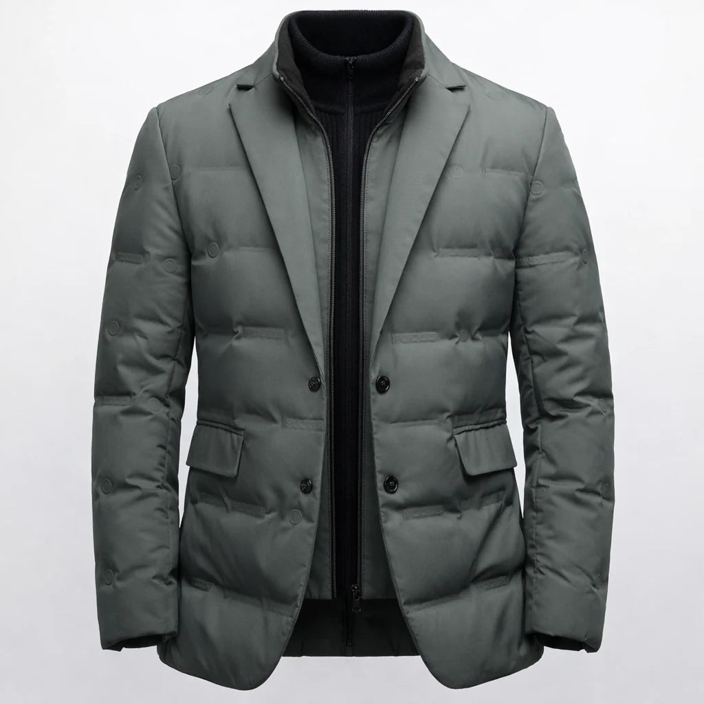Men's Quilted Slim-Fit Jacket
