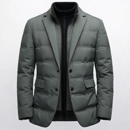 Men's Quilted Slim-Fit Jacket