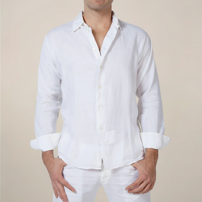 Men's Relaxed Fit Button Front Shirt