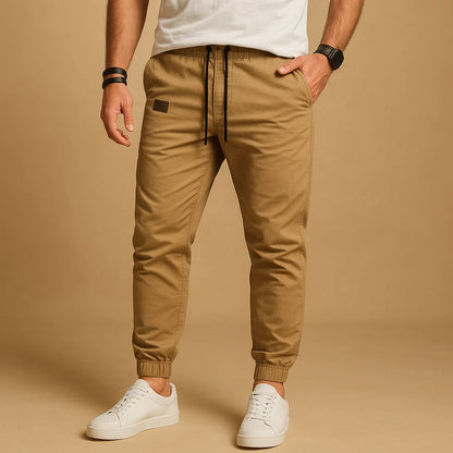 Men's Relaxed Fit Cargo Pants with Multiple Pockets