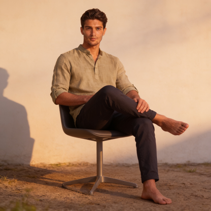 Men's Relaxed Henley Shirt