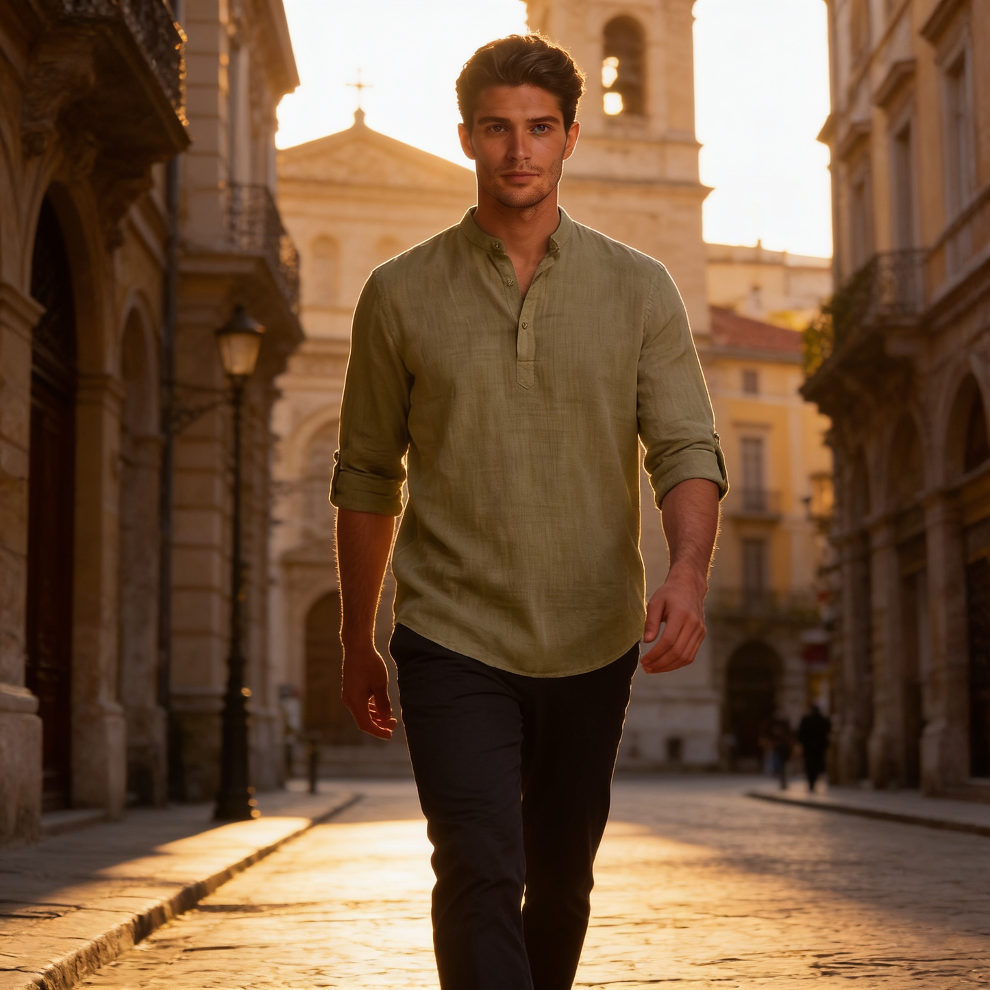 Men's Relaxed Henley Shirt