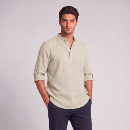 Men's Relaxed Henley Shirt